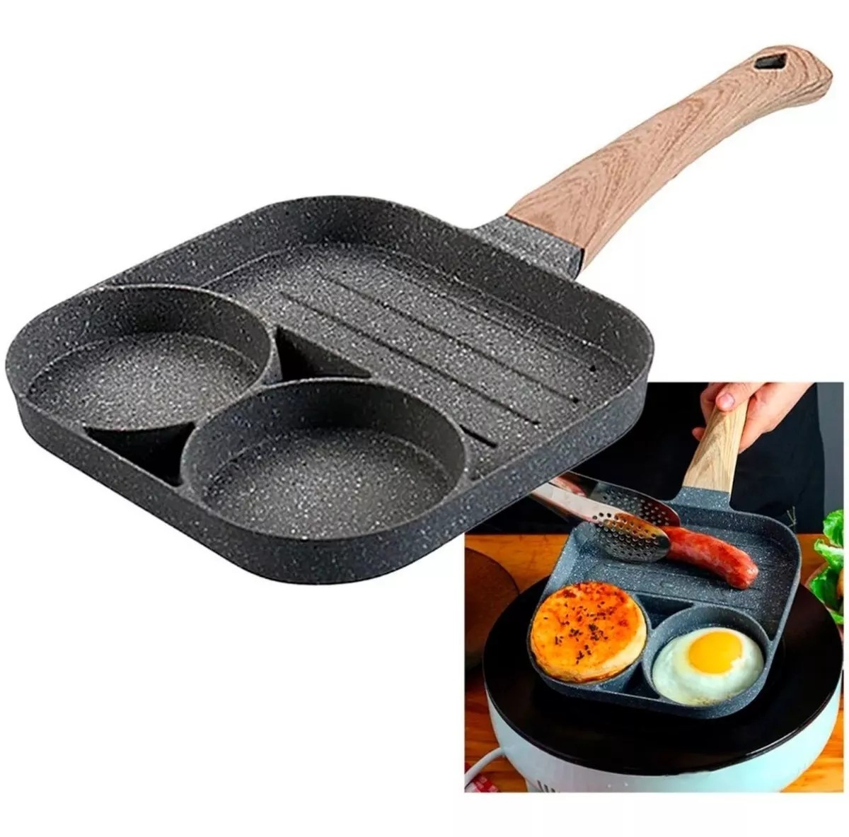 Sartén Antiadherente Multiusos 3 En 1 disponible en Yaxa Colombia